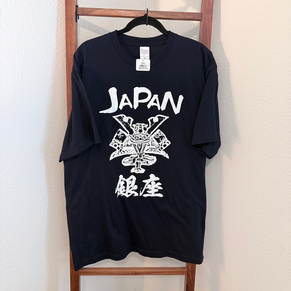 🇯🇵 Japan Graphic Tee – XL – Ginza Samurai Design 🇯🇵 NWT